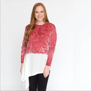 Agnes and Dora velvet pullover